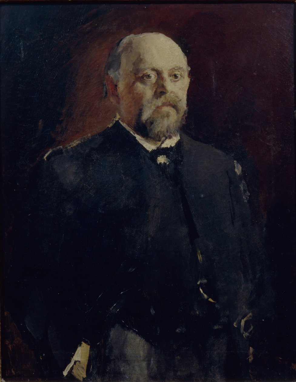 Portrét Savvy Mamontova 1841-1918, 1890 od Valentin Aleksandrovich Serov