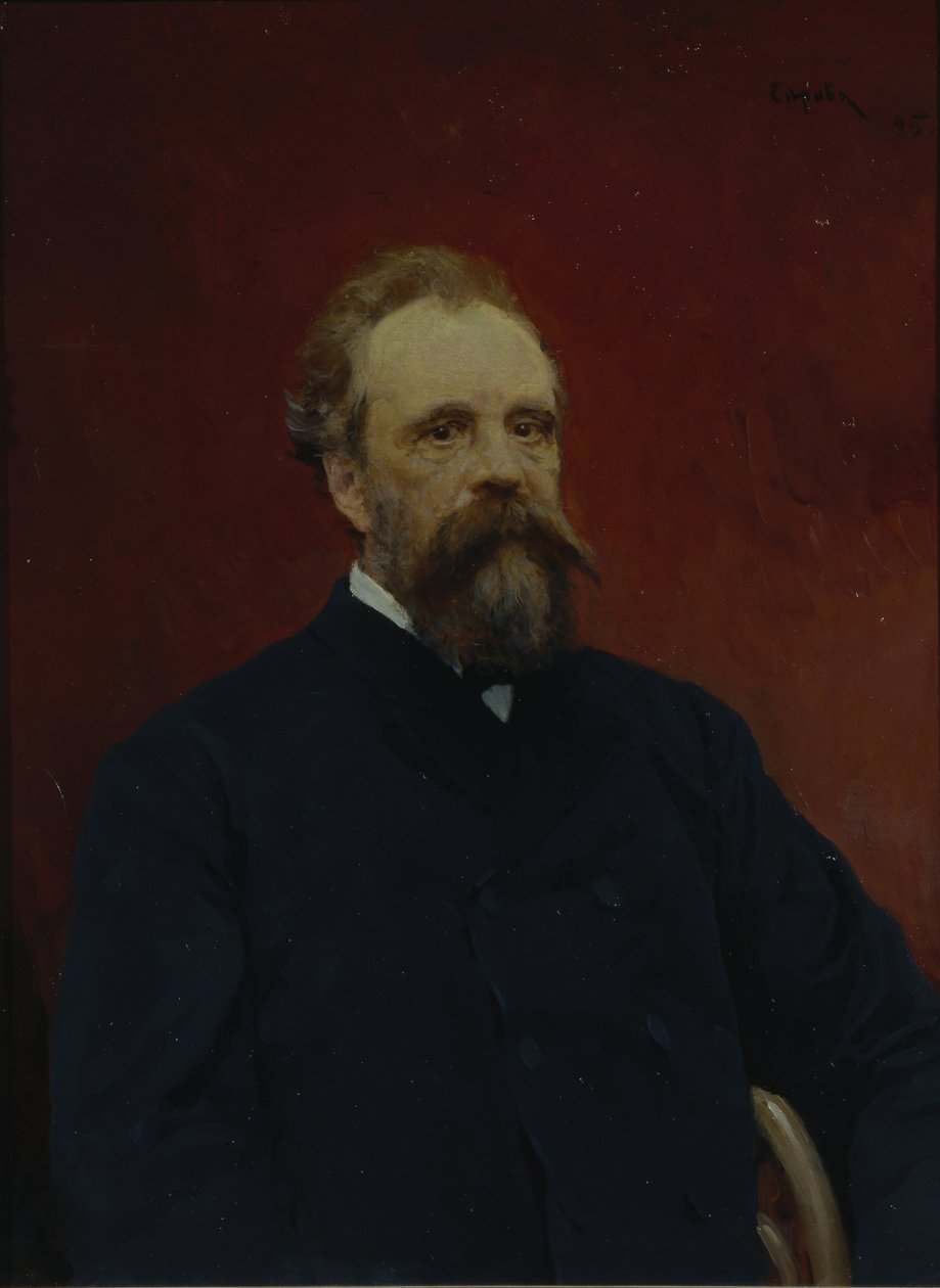 Portrét Sergeje Michajloviče Treťjakova 1834-1892, 1895 od Valentin Aleksandrovich Serov