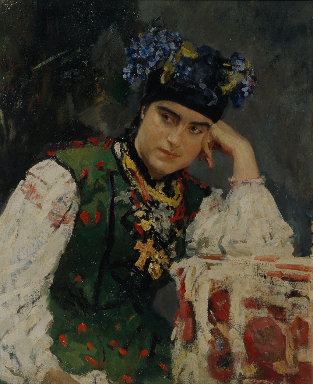 Portrét Sofie Dragomirové, 1889 od Valentin Aleksandrovich Serov