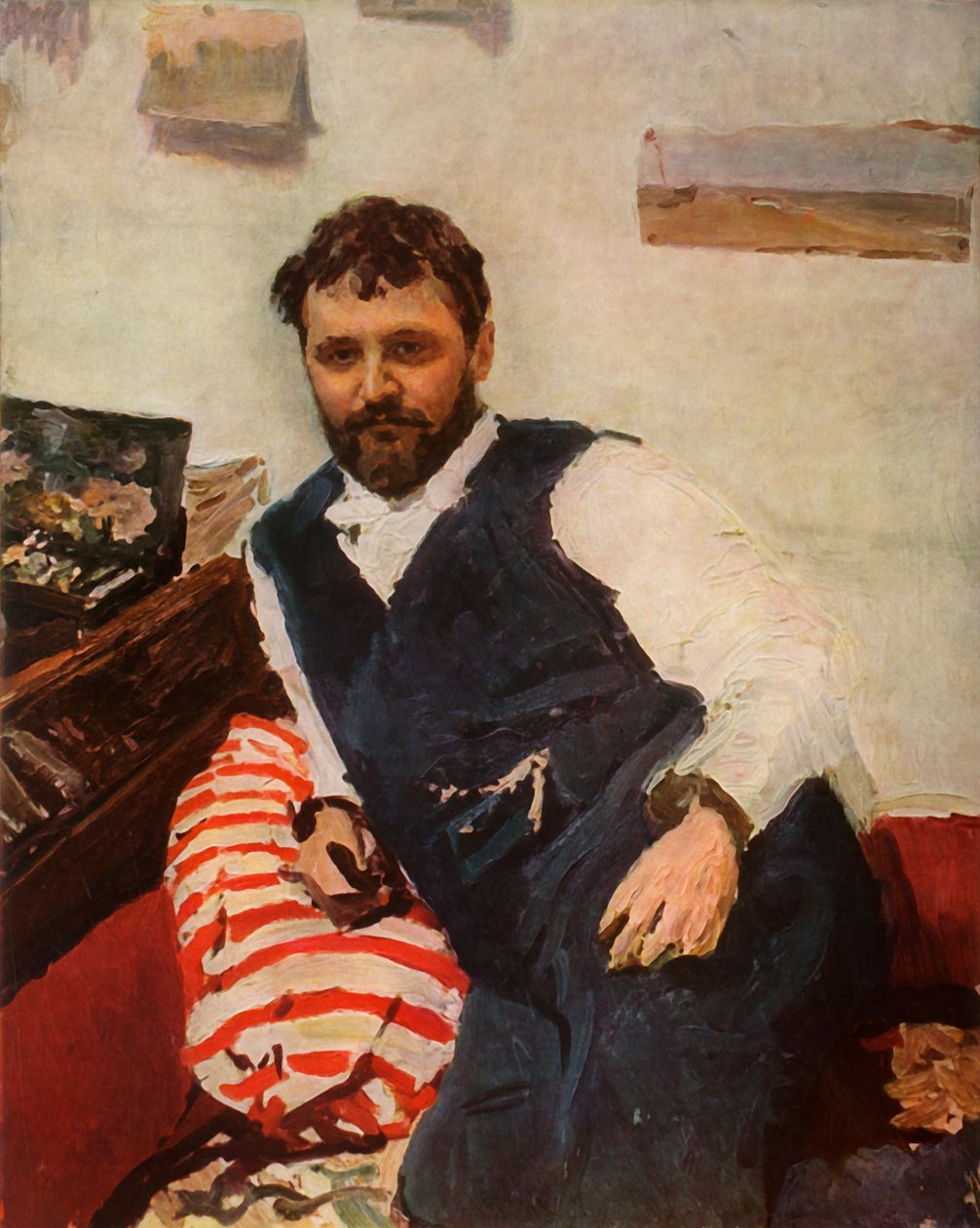Portrét malíře Constantina Alexandrejeviče Korovina, 1891, 1965. od Valentin Aleksandrovich Serov