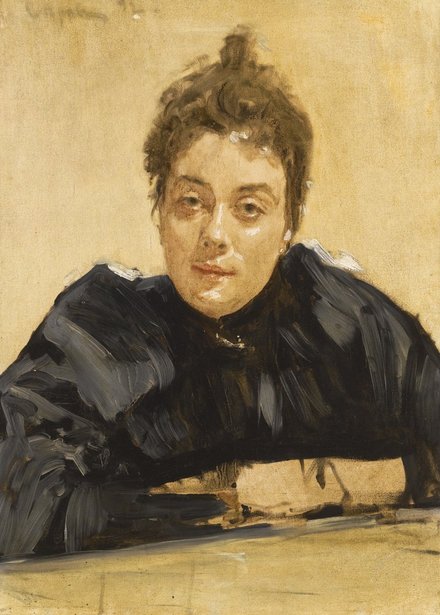 Portrét umělkyně Maria Yakunchikova-Weber 1870-1902 od Valentin Aleksandrovich Serov