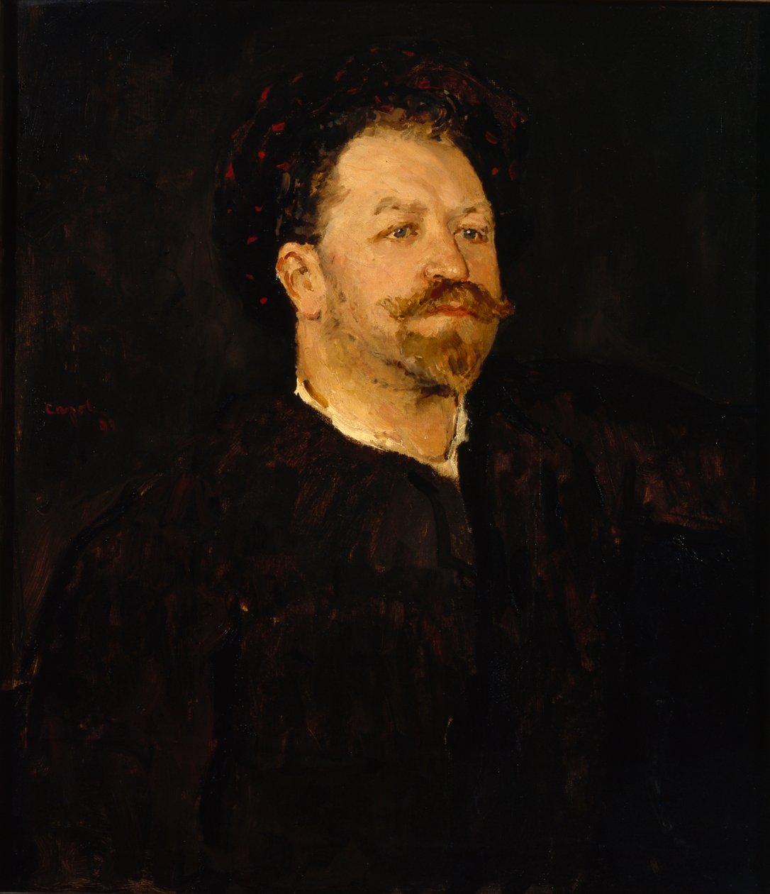 Portrét operního pěvce Francesca Tamagna 1850-1905, 1891-1892 od Valentin Aleksandrovich Serov