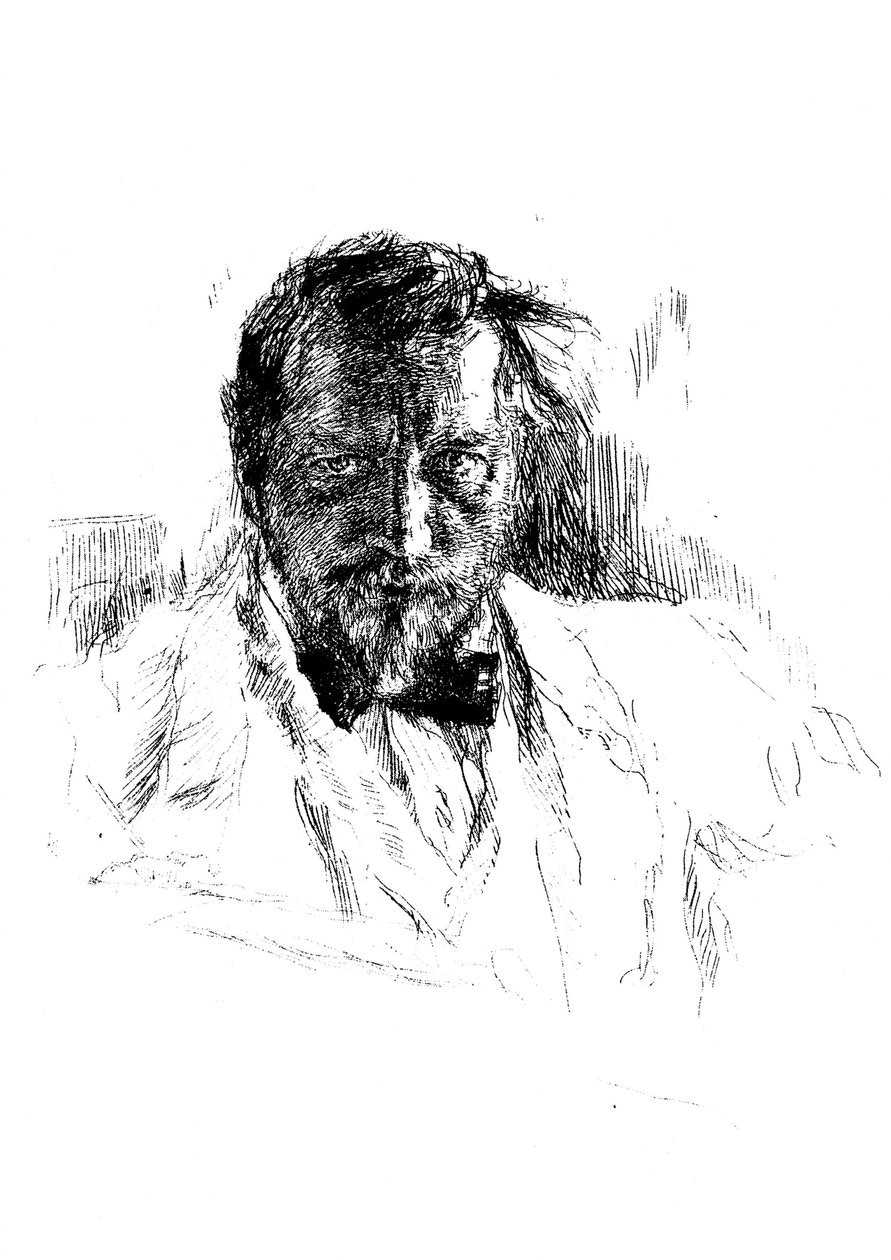 Autoportrét, 1898. od Valentin Aleksandrovich Serov