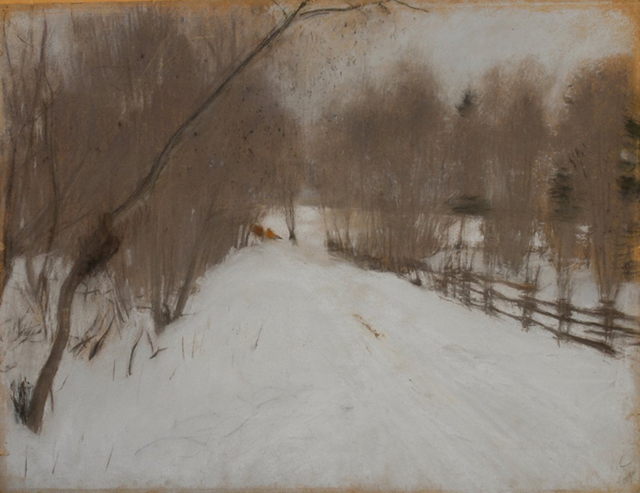 Zimní cesta do Domotkanova, 1904 od Valentin Aleksandrovich Serov