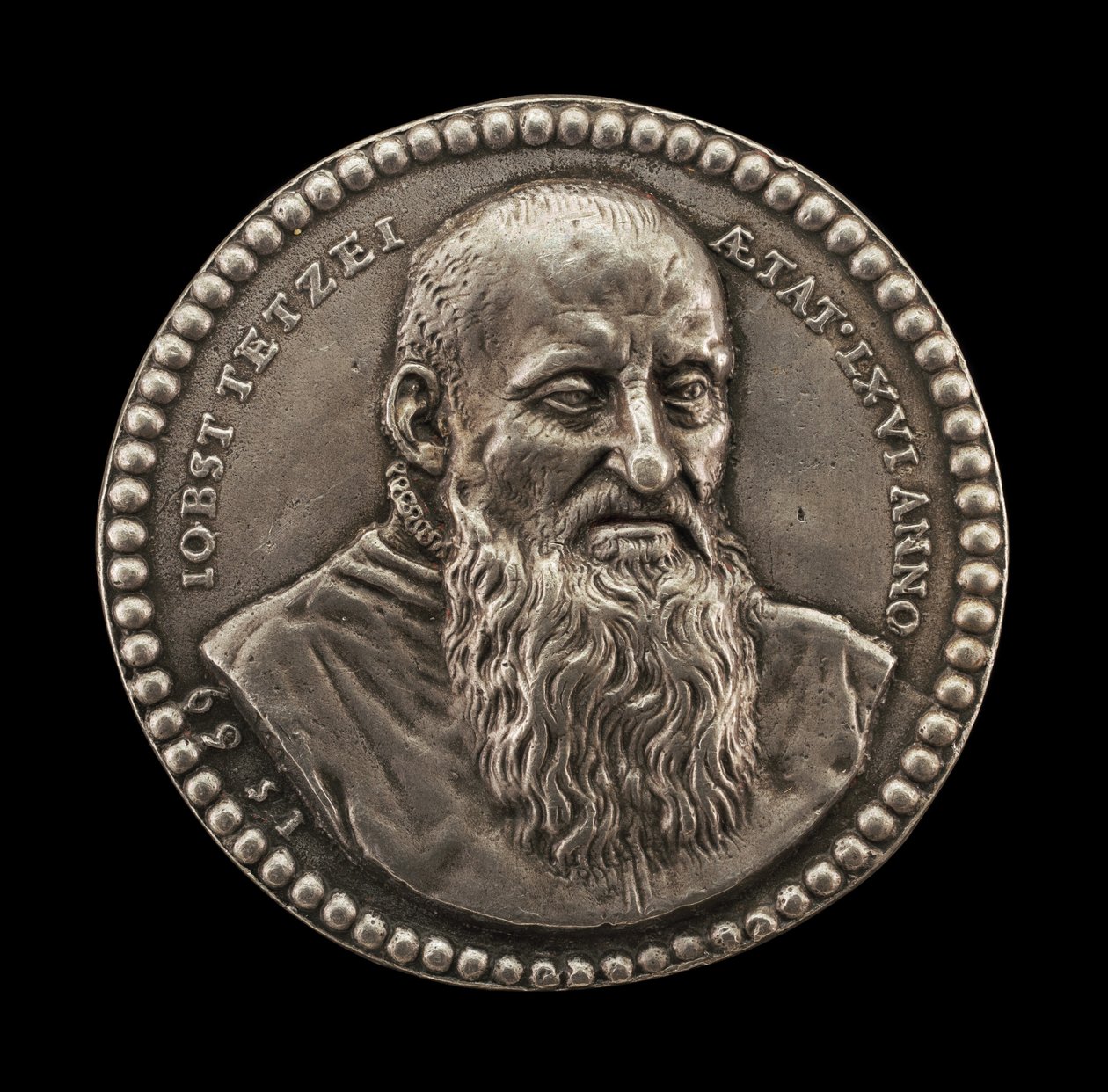 Jobst Tetzel, 1503-1575, norimberský patricij, 1569. od Valentin Maler