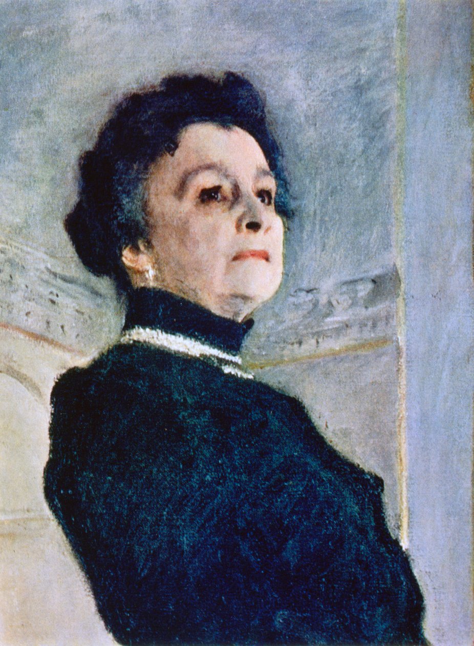 Detail „Portrét Marie Nikolajevny Ermolovové“, 1905 od Valentin Serov