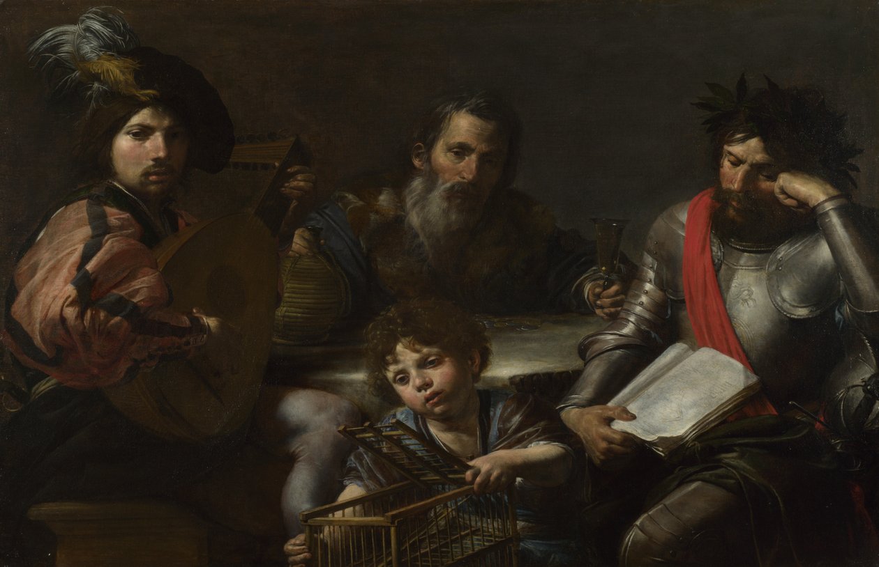 Čtyři věky člověka, c. 1629 od Valentin de Boullogne