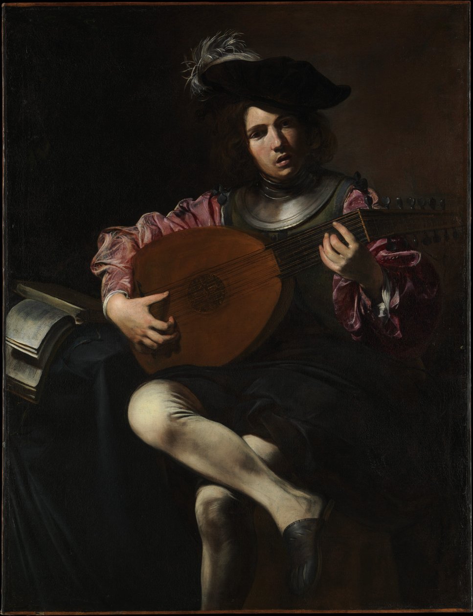 Loutnista od Valentin de Boulogne