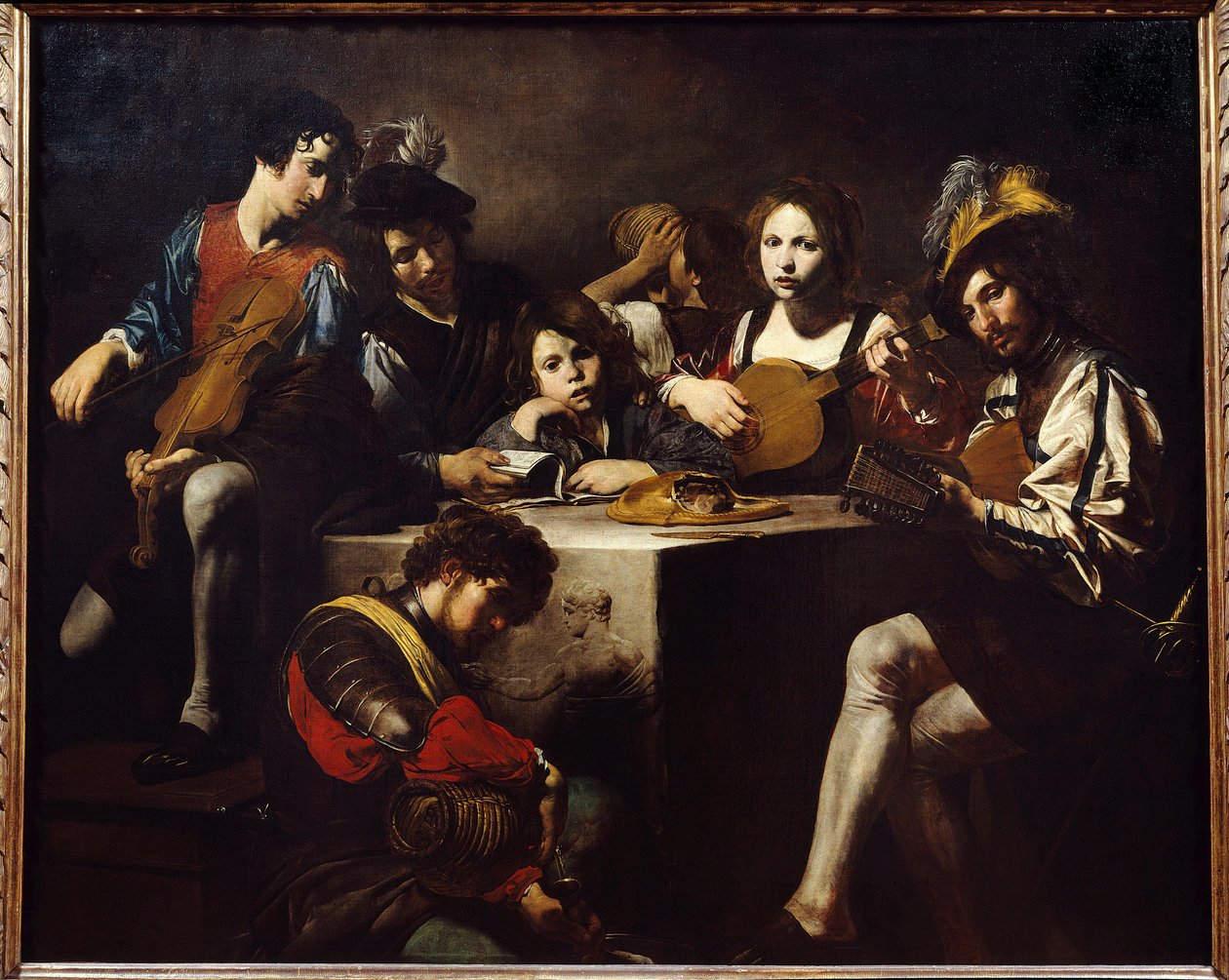 Závěsný od Valentin de Boulogne