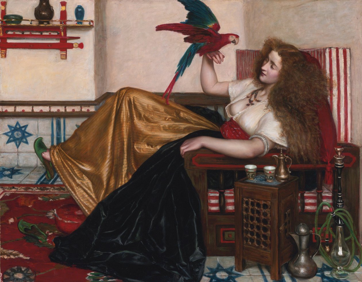 Dáma Tooti-Nameh nebo Legenda o papouškovi od Valentine Cameron Prinsep
