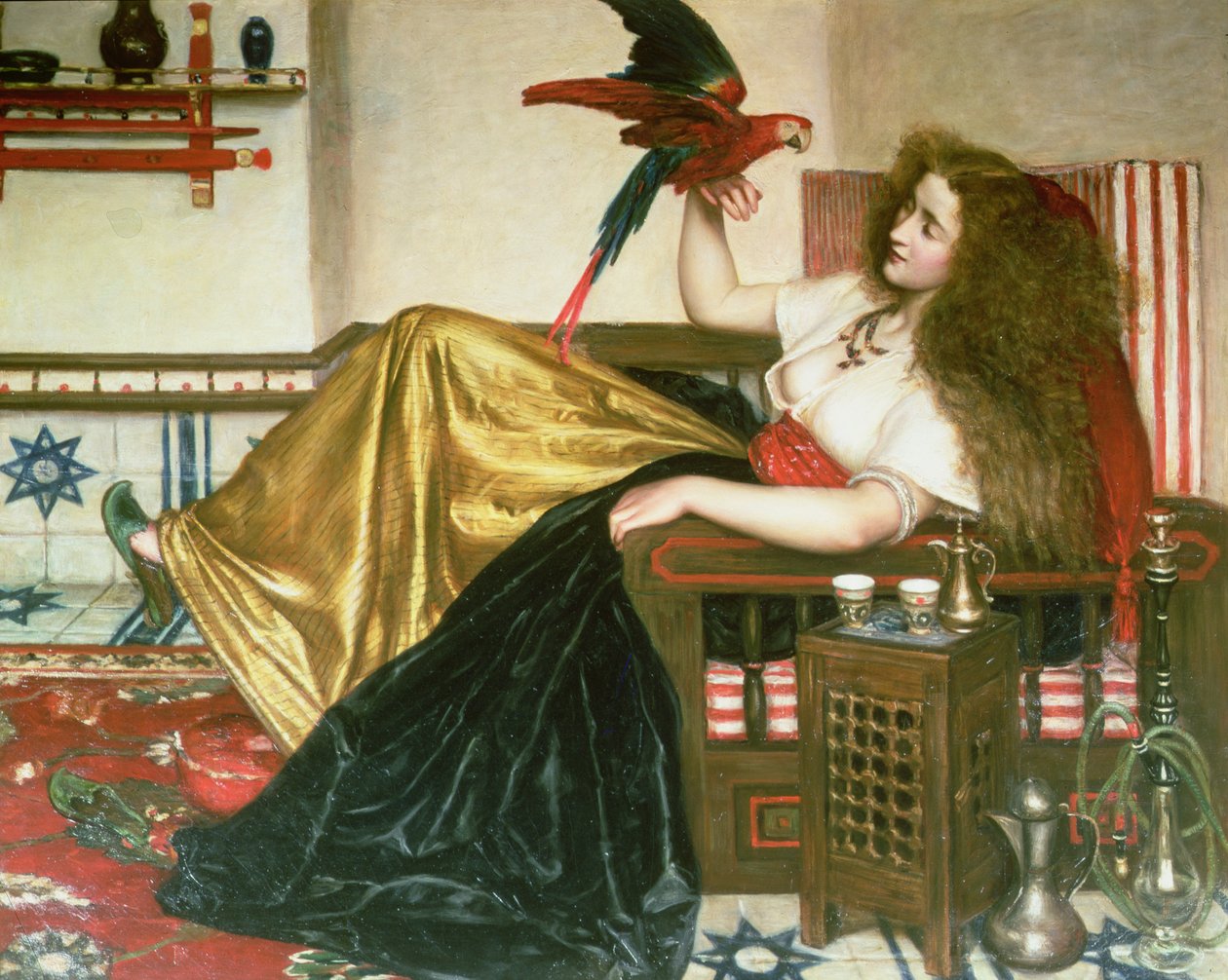 Dáma z Tootni-Nameh neboli Legenda o papouškovi od Valentine Cameron Prinsep