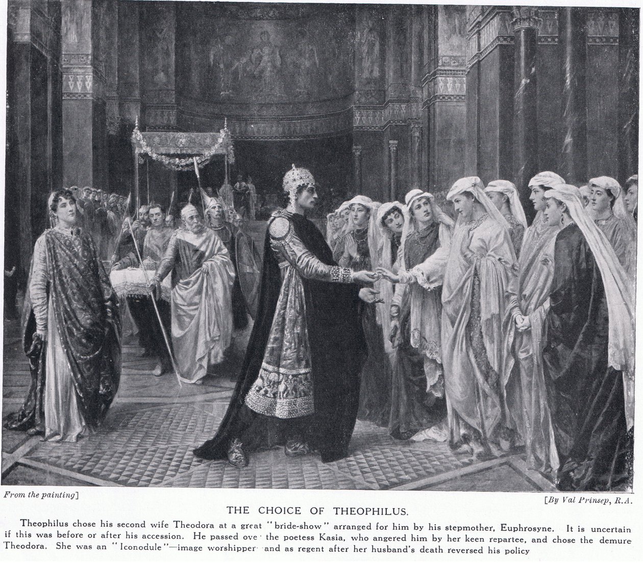 Theophiliusova volba od Valentine Cameron Prinsep