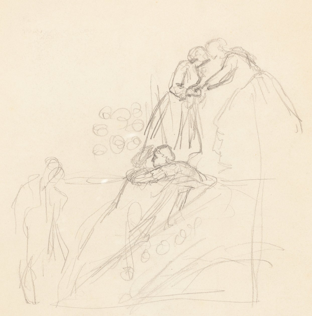 Figurální studie [verso] od Valentine Cameron Prinsep