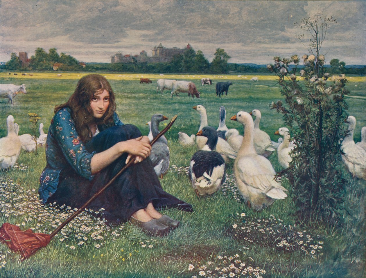 Husí dívka, c1878, c1915 od Valentine Cameron Prinsep