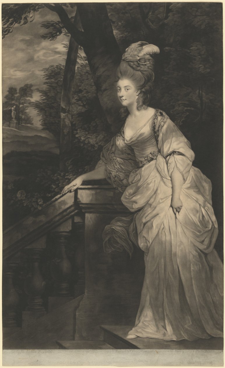 Georgiana Spencer, vévodkyně z Devonshire, 1780. od Valentine Green