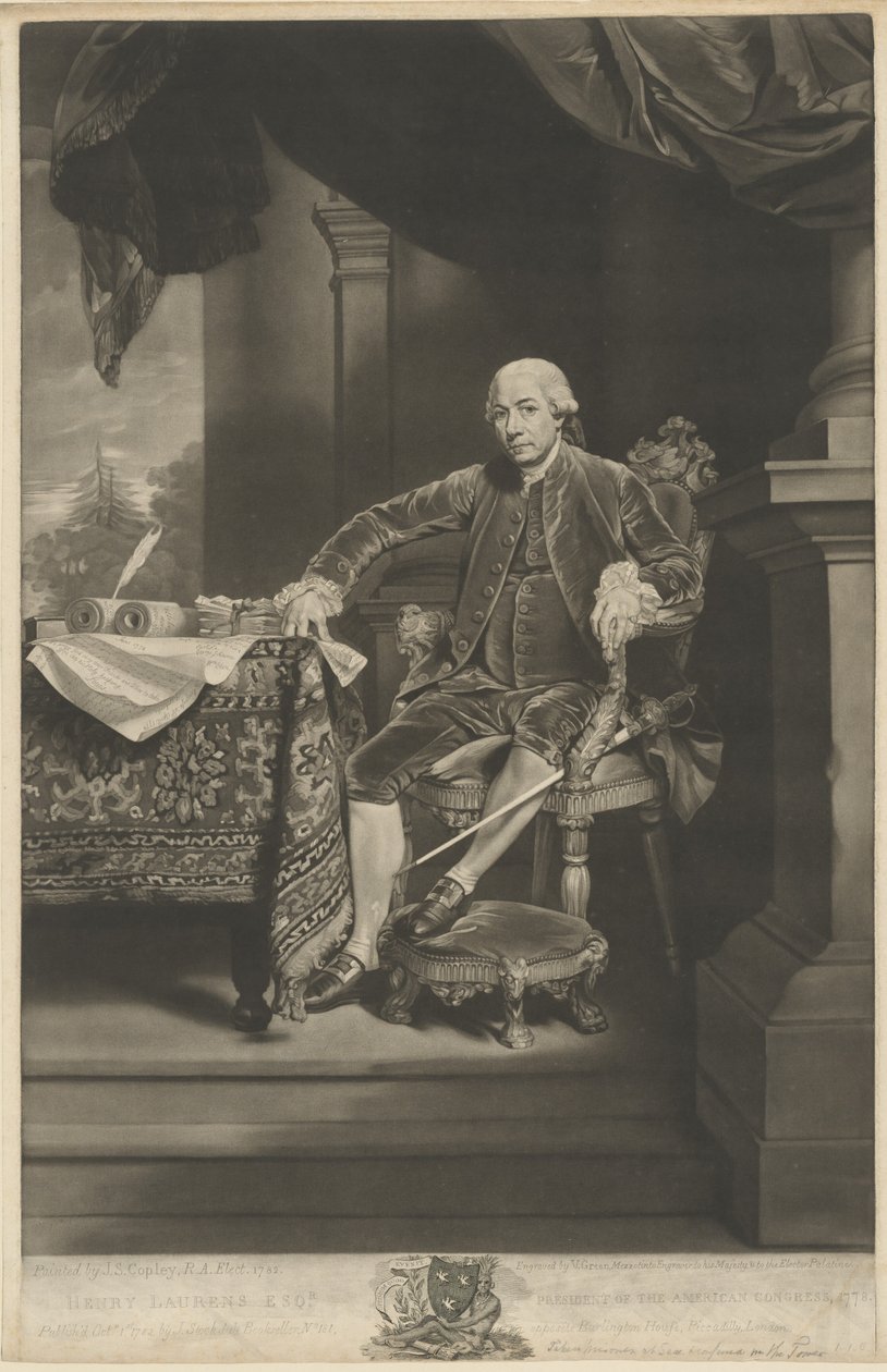 Henry Laurens, 1782. od Valentine Green