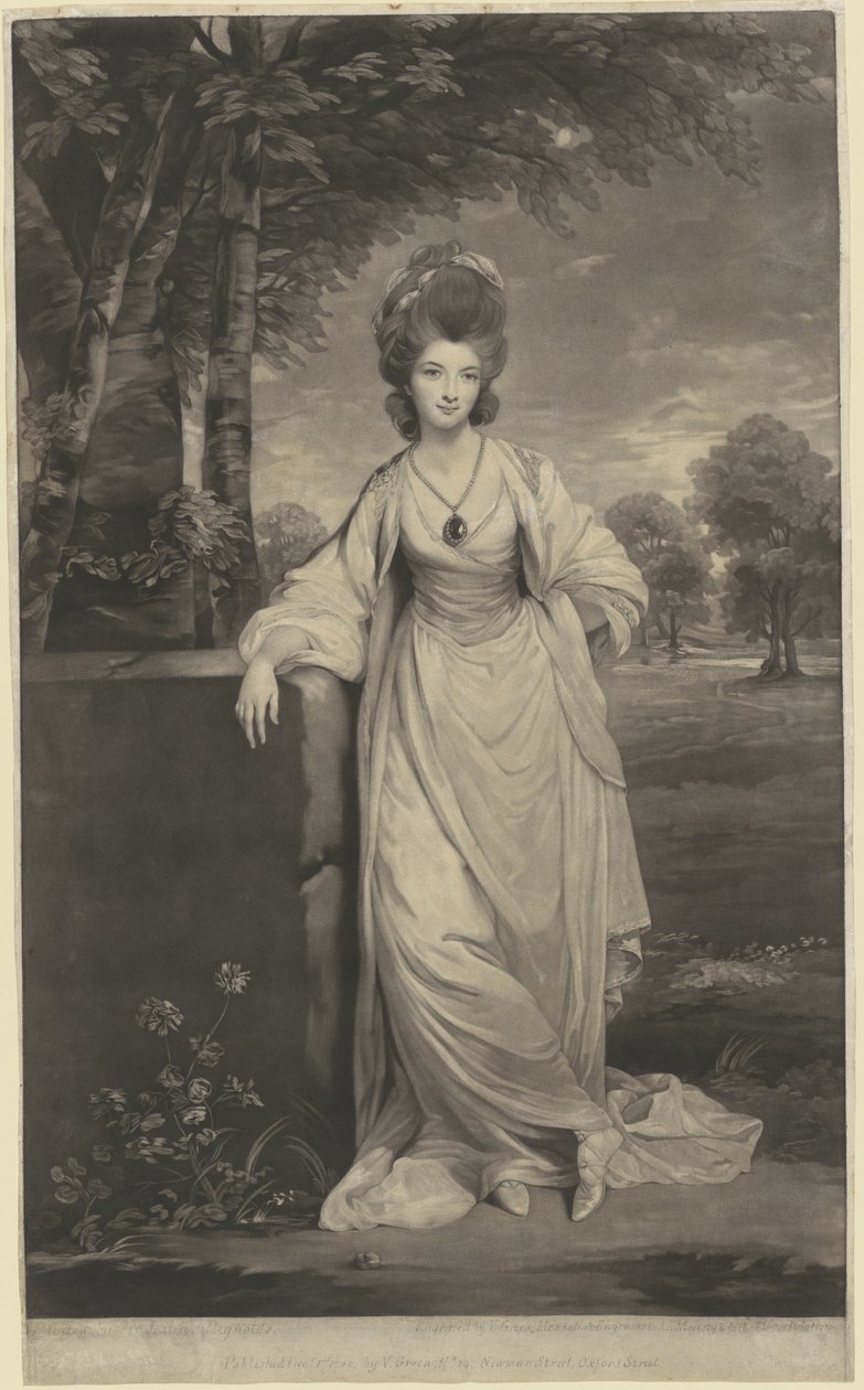 Lady Elizabeth Compton, 1781. od Valentine Green