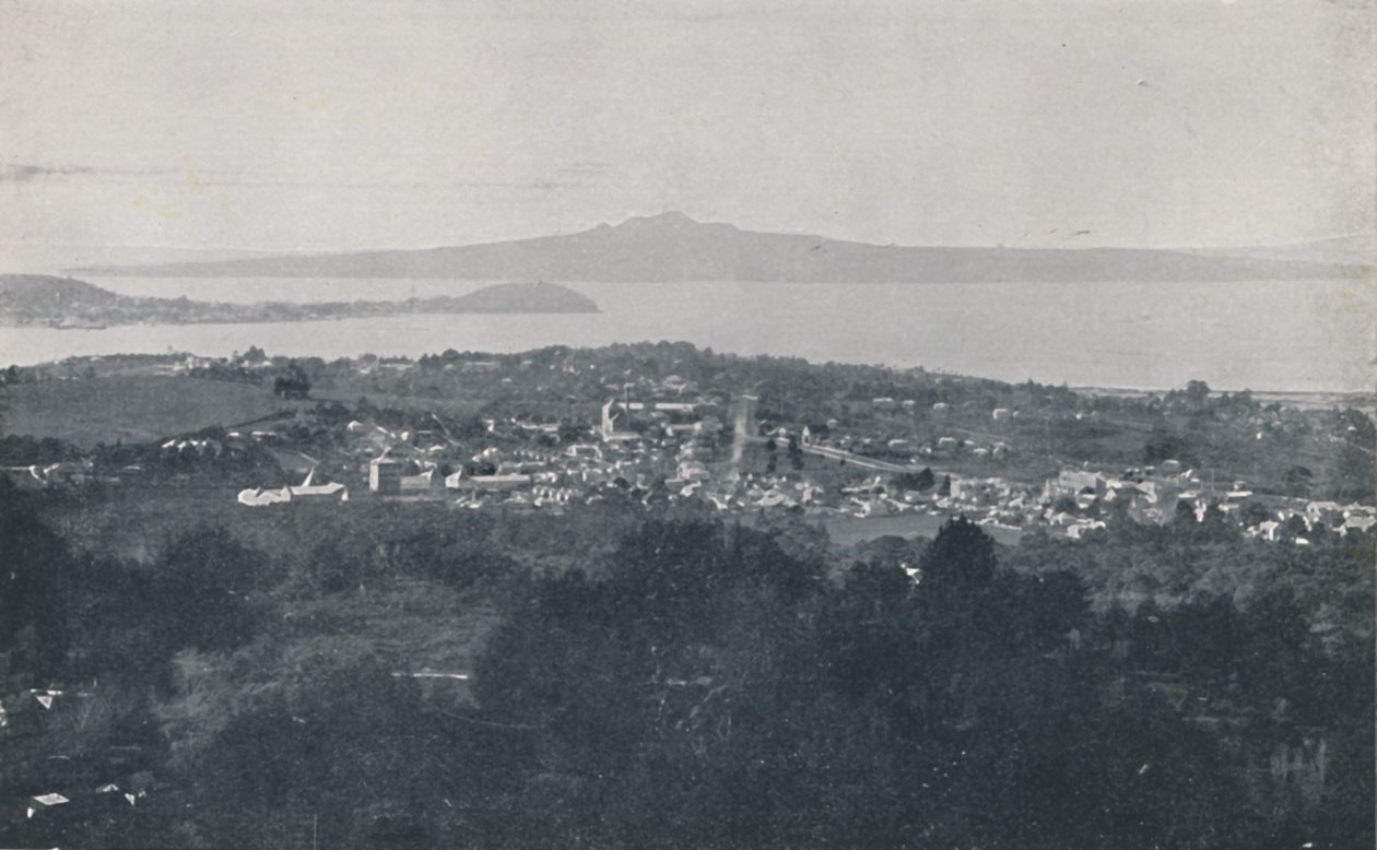 Auckland Harbour, 1924 od Valentine and Sons Ltd