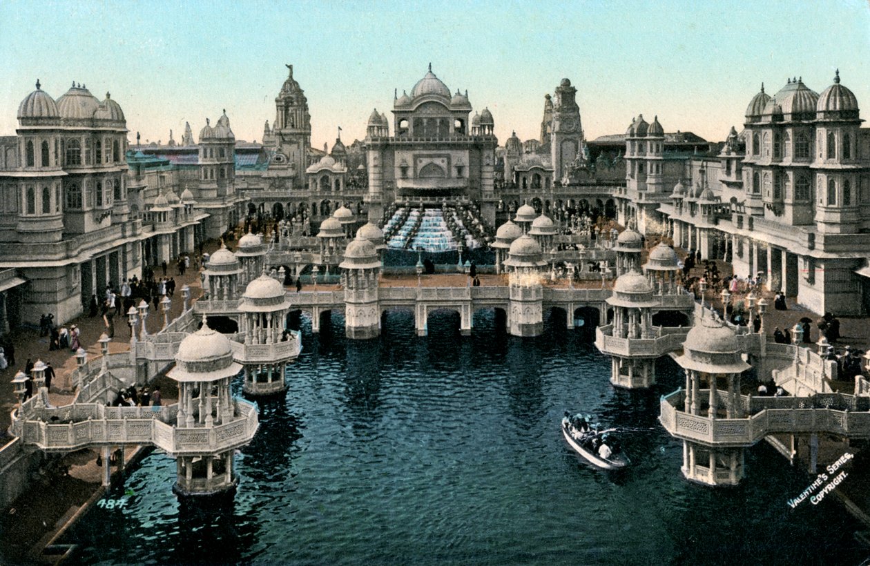 Čestný dvůr, Imperial International Exhibition, Londýn, 1909. od Valentine and Sons Ltd