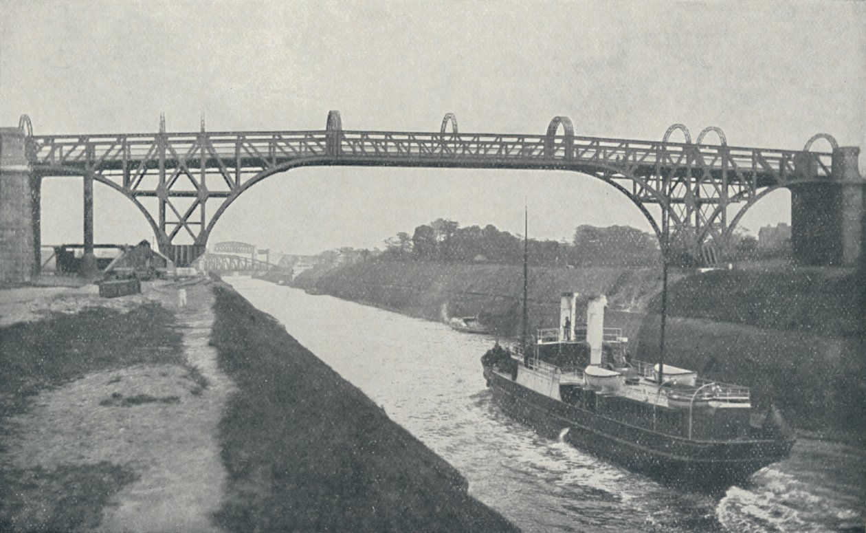 Manchesterský lodní kanál, 1910 od Valentine and Sons Ltd