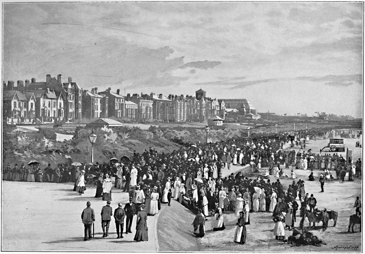 Marine Park, Southport, c1896 od Valentine and Sons Ltd