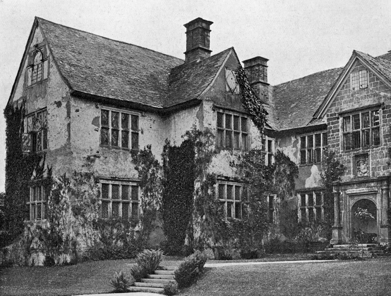 Sydenham House, Marystow, Devon, 1924-1926. od Valentine and Sons Ltd