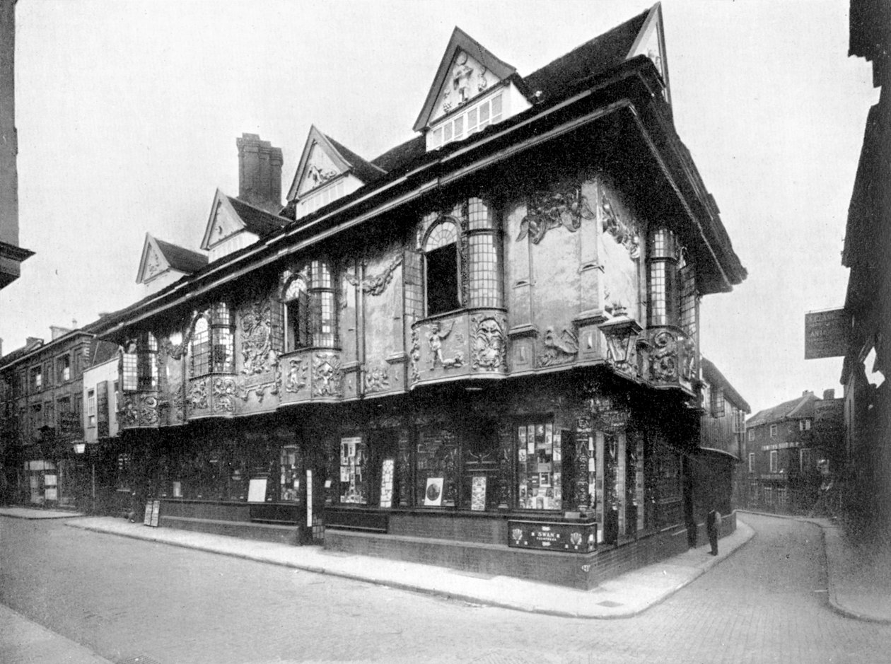 Starověký dům, Ipswich, Suffolk, Anglie, 1924-1926. od Valentine and Sons Ltd