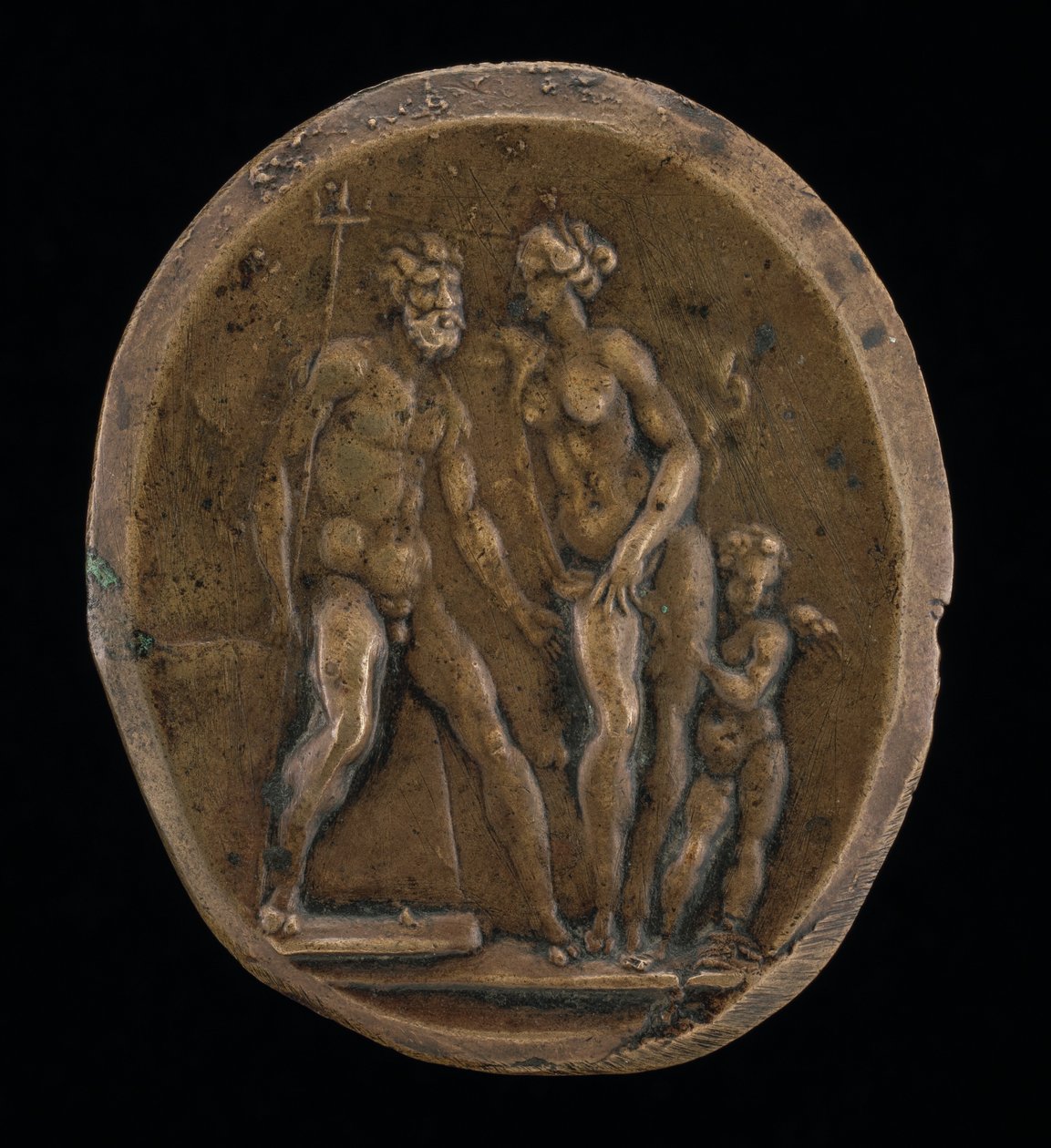Neptun, Amfitrit a Amor. od Valerio Belli