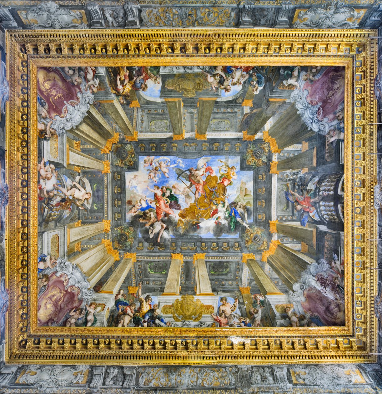 Vůz času a čtyři věky člověka od Valerio Castello