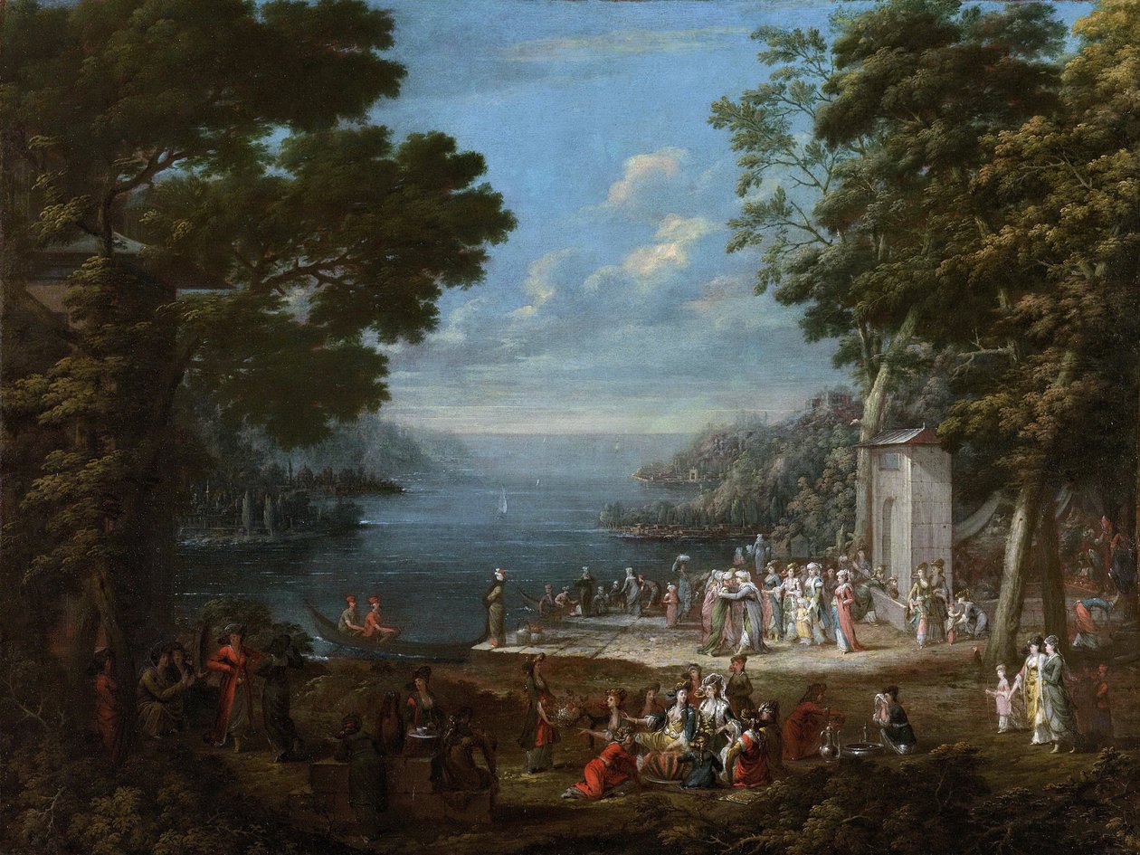 Dámský festival na Bosporu, 1737 od Vanmour