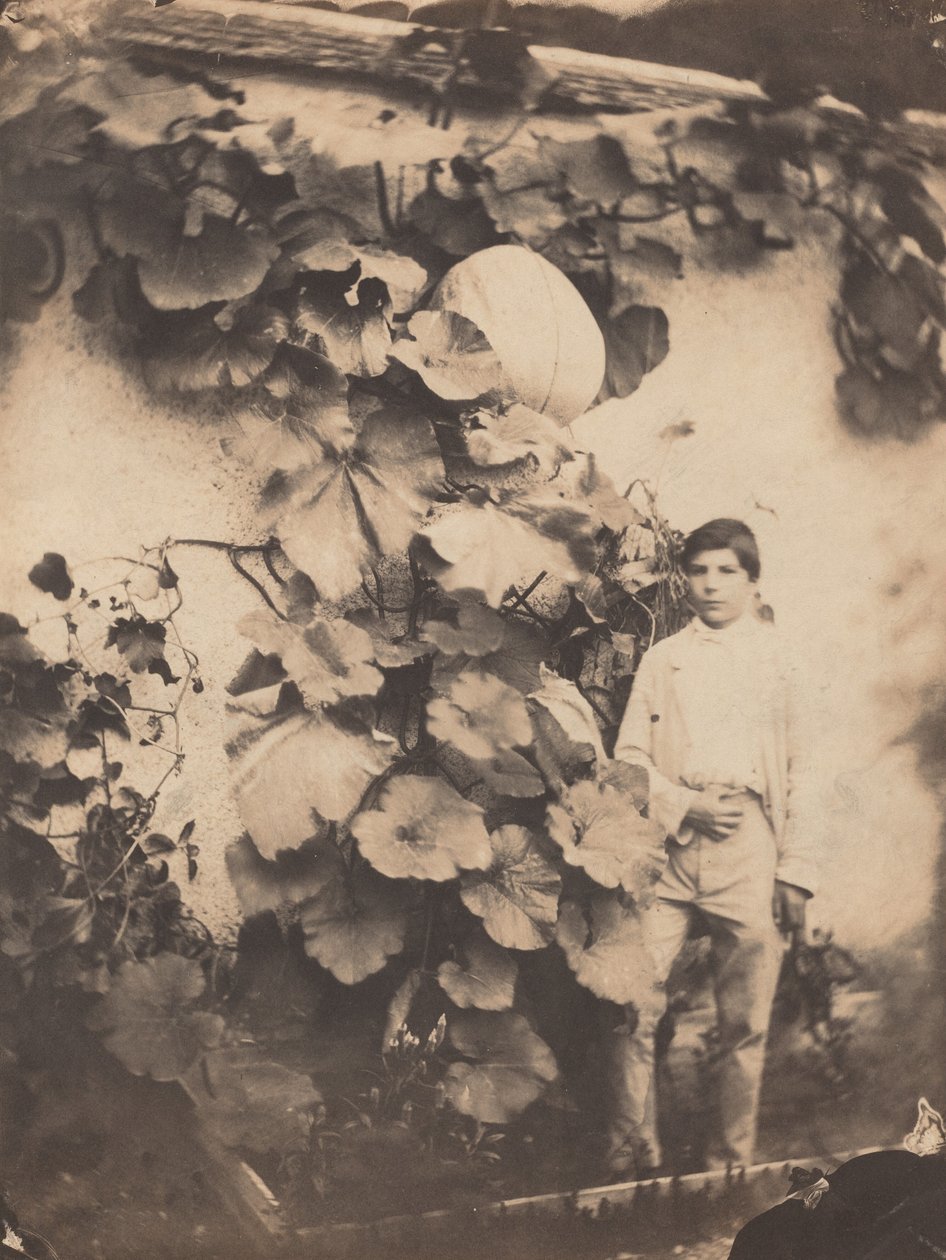 Chlapec s dýňovou révou, 1854. od Varin Frères