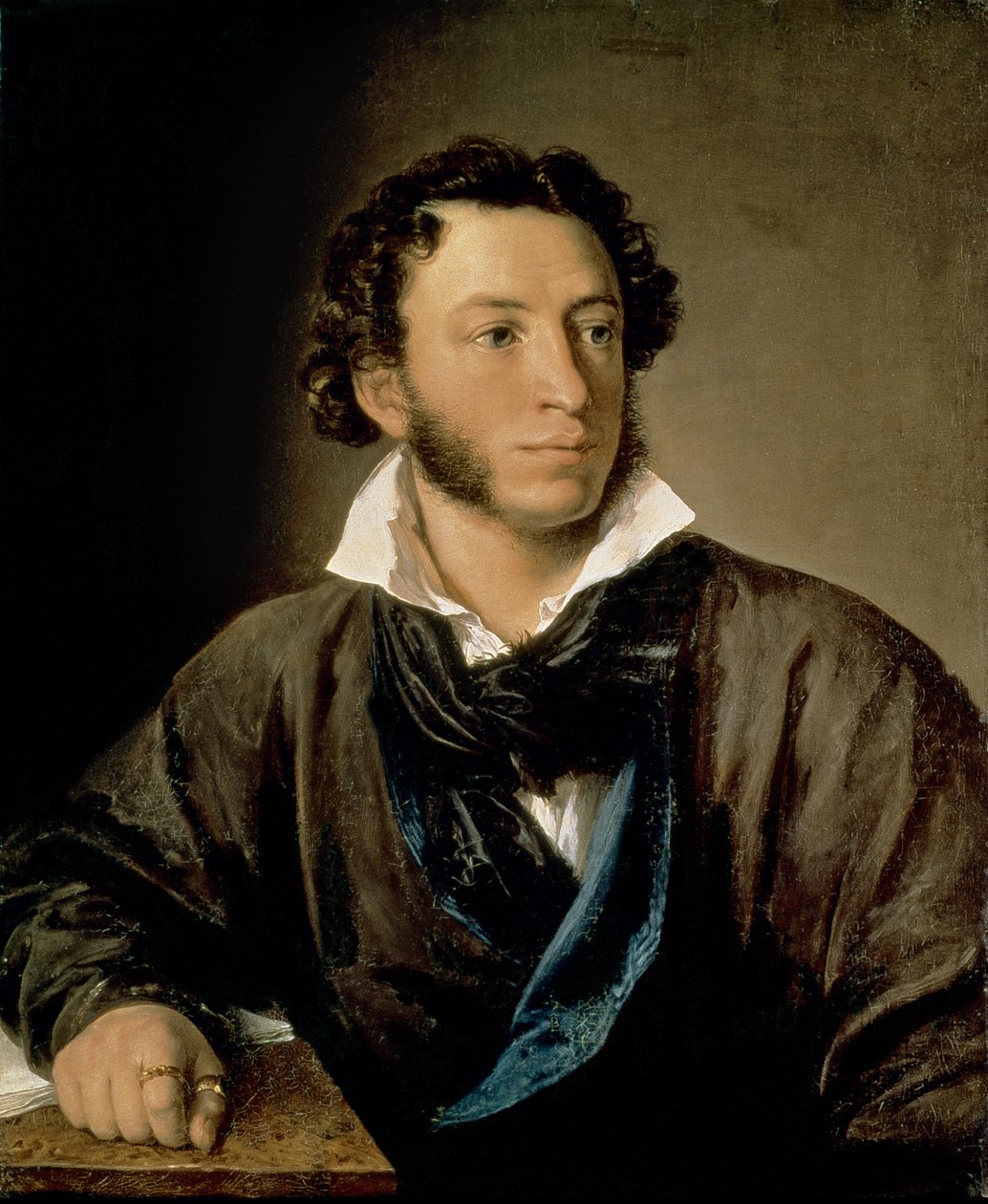 Portrét Alexandra Puškina (1799-1837) od Vasili Andreevich Tropinin