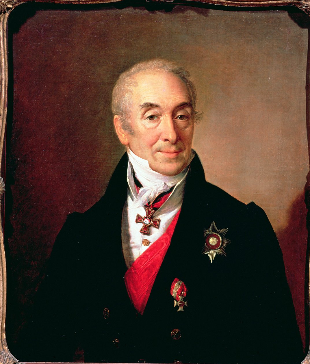 Portrét S. Kushnikova, 1828 od Vasili Andreevich Tropinin