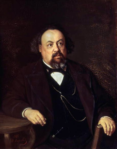 Portrét Alexeje Fiofilaktoviče Pisemského (1821-81), 1862 od Vasili Grigorevich Perov