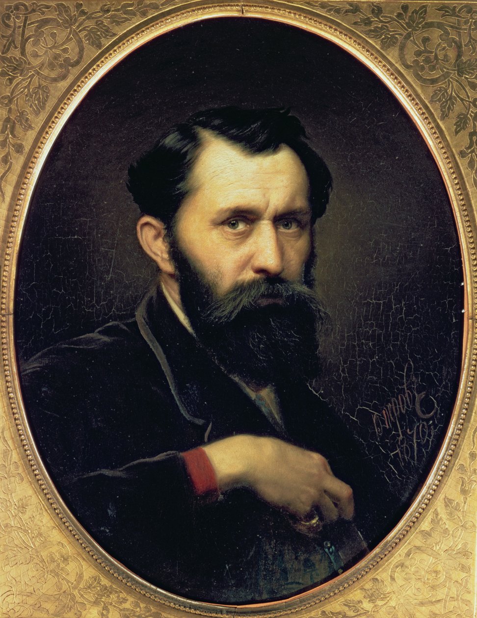 Autoportrét, 1870 od Vasili Grigorevich Perov