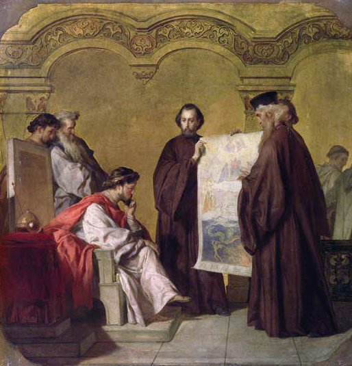 Velkovévoda Vladimír (1847-1909) Přijímání velvyslanců od Vasili Vasilievich Vereshchagin