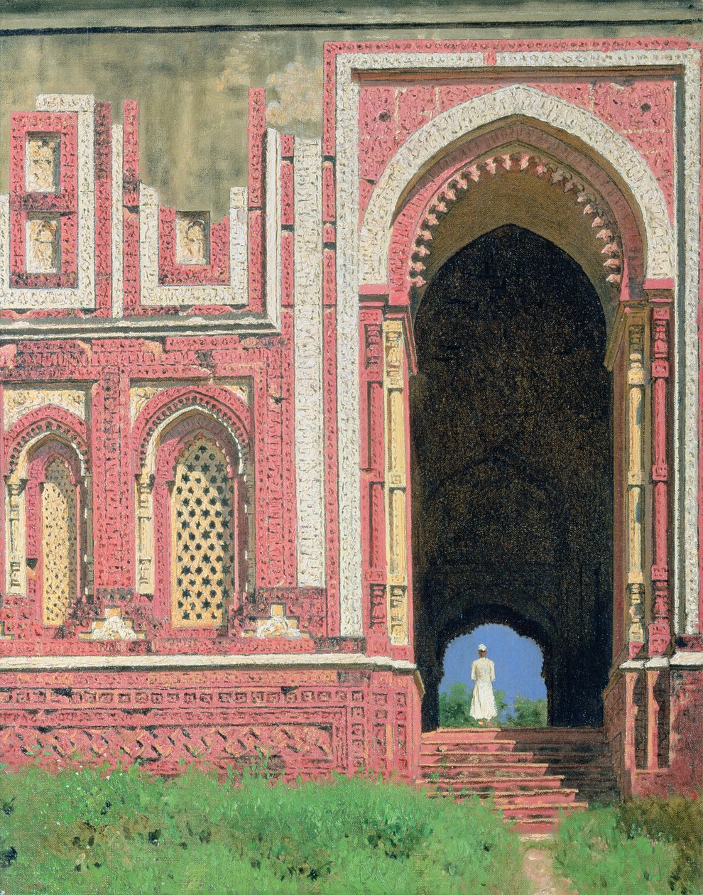 Brána poblíž Qutub-Minar, Staré Dillí, 1875 od Vasili Vasilievich Vereshchagin