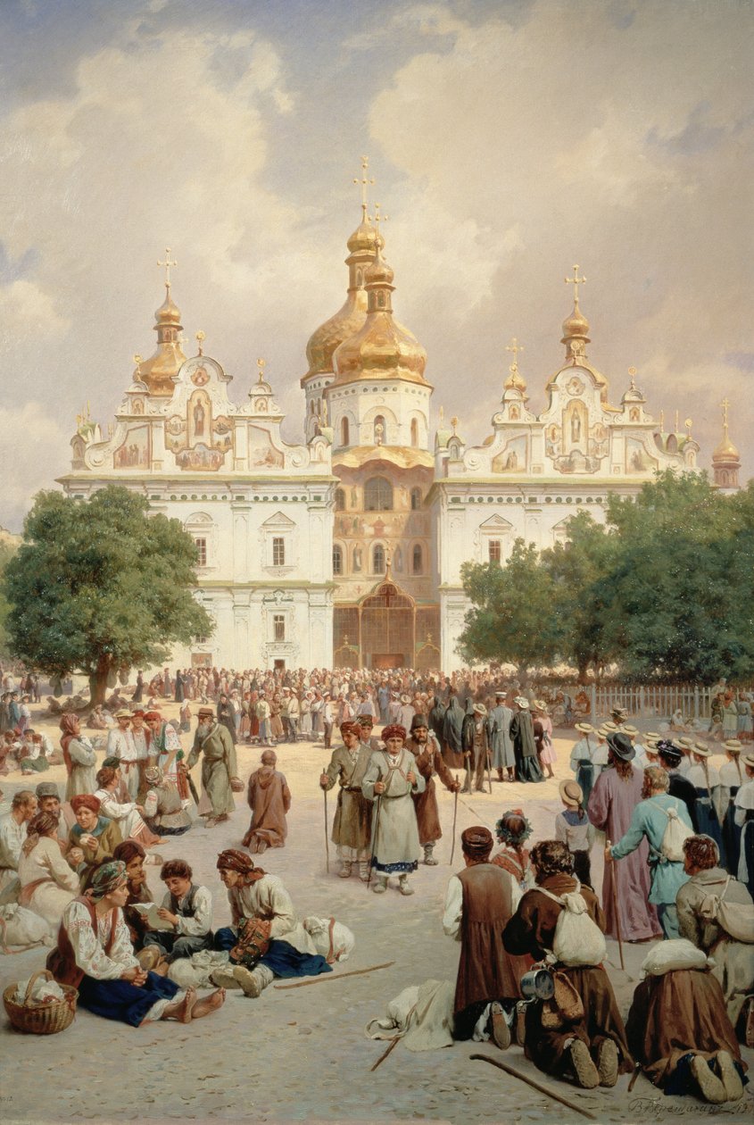 Velký kostel Kyjevo-pečerské lávry v Kyjevě, 1905 od Vasili Vasilievich Vereshchagin