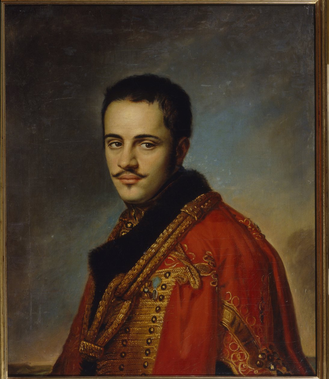 Portrét Nikolaje Niolajeviče Raevského mladšího (1801-1843). (Portrét N. N. Raevského mladšího). Obraz Vasilije Andrejeviče Tropinina (Vassili Tropinin) (1776-1857), olej na plátně od Vasili Andreevich Tropinin