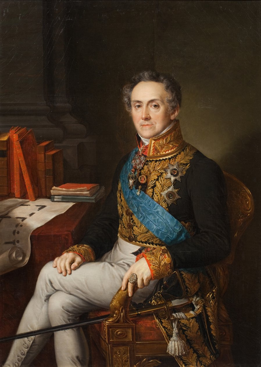 Portrét Ivana Vasiljeviče Tutolmina 1751-1839, 30. léta 19. století. od Vasili Andreevich Tropinin