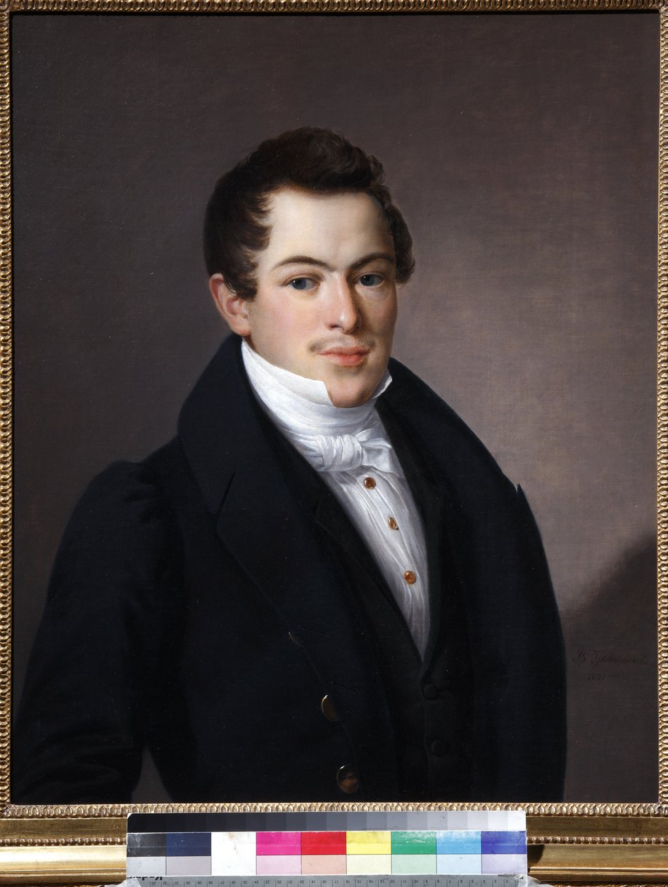 Portrét N.P. Naumov (Naumov) - Vasilij Andrejevič Tropinin (1776-1857). Olej na plátně od Vasili Andreevich Tropinin