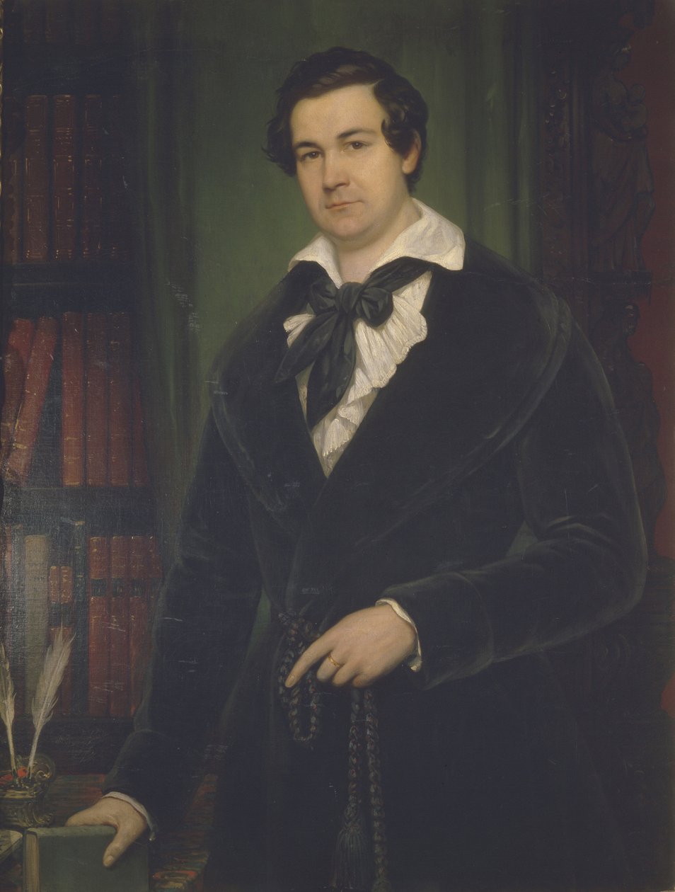 Portrét herce Vasilije Andrejeviče Karatygina 1802-1853, 1842 od Vasili Andreevich Tropinin