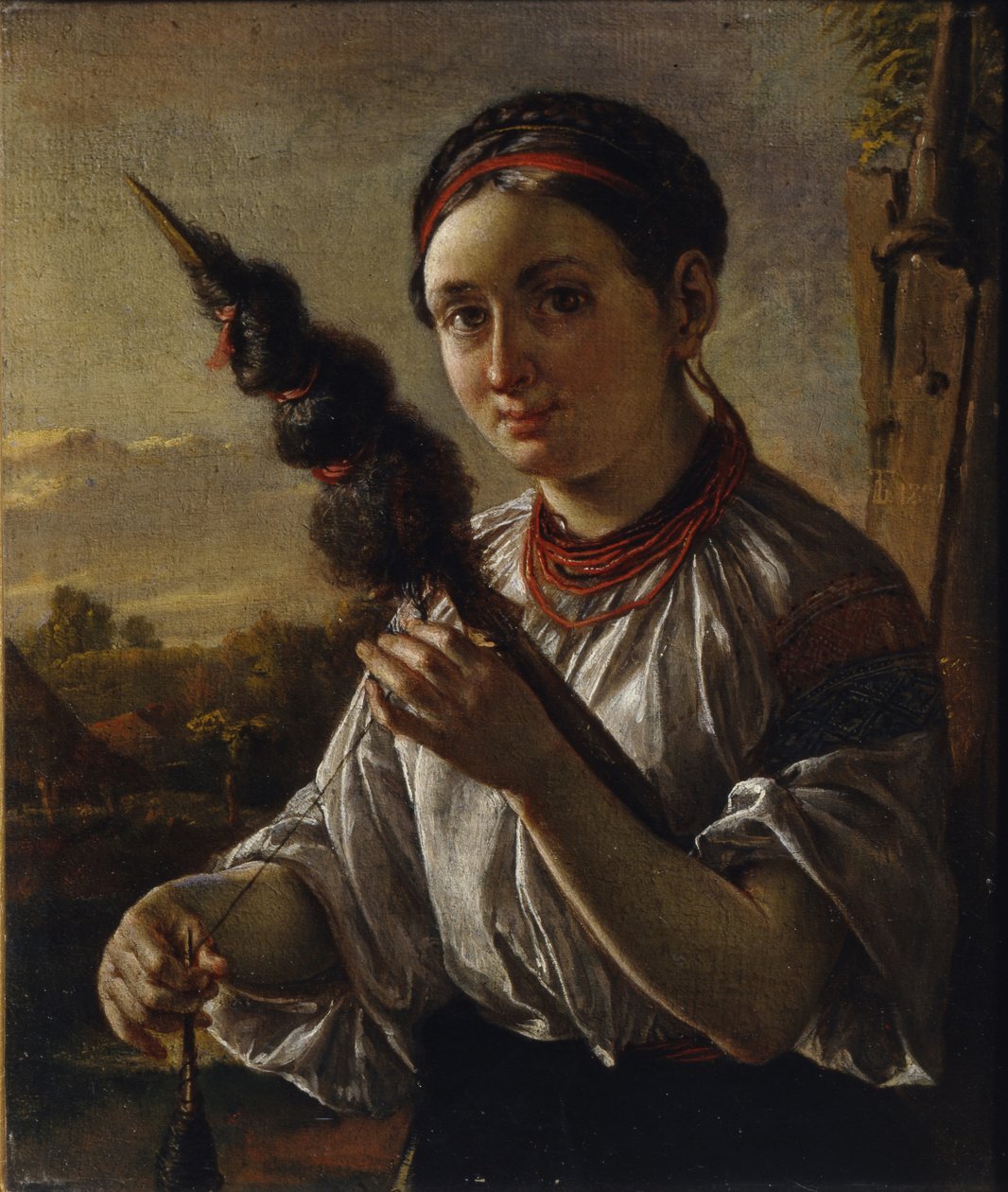 Spinner, 1821 od Vasili Andreevich Tropinin