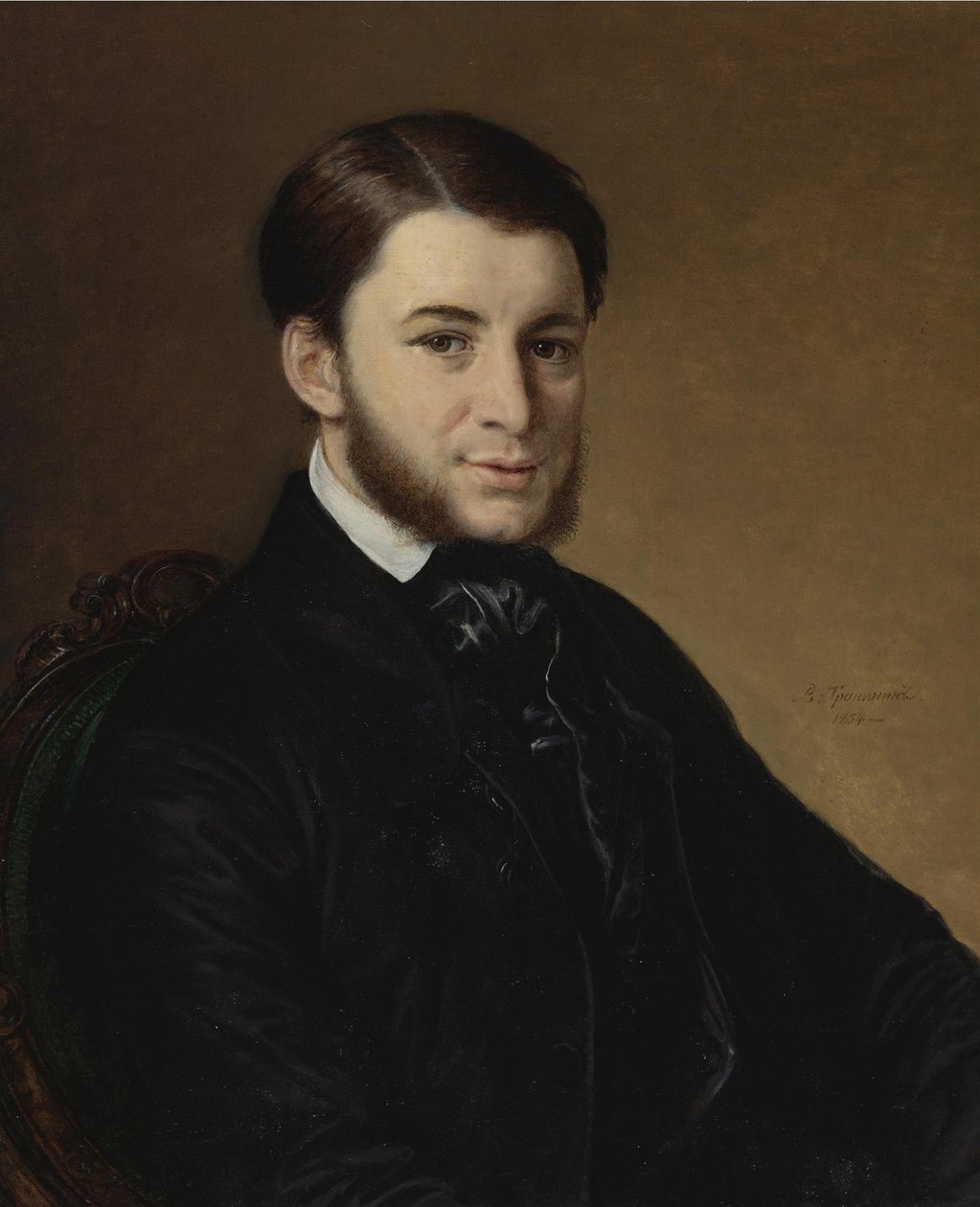 Portrét Leonida Matvejeviče Muromceva 1825-1899 od Vasili Andreevich Tropinin