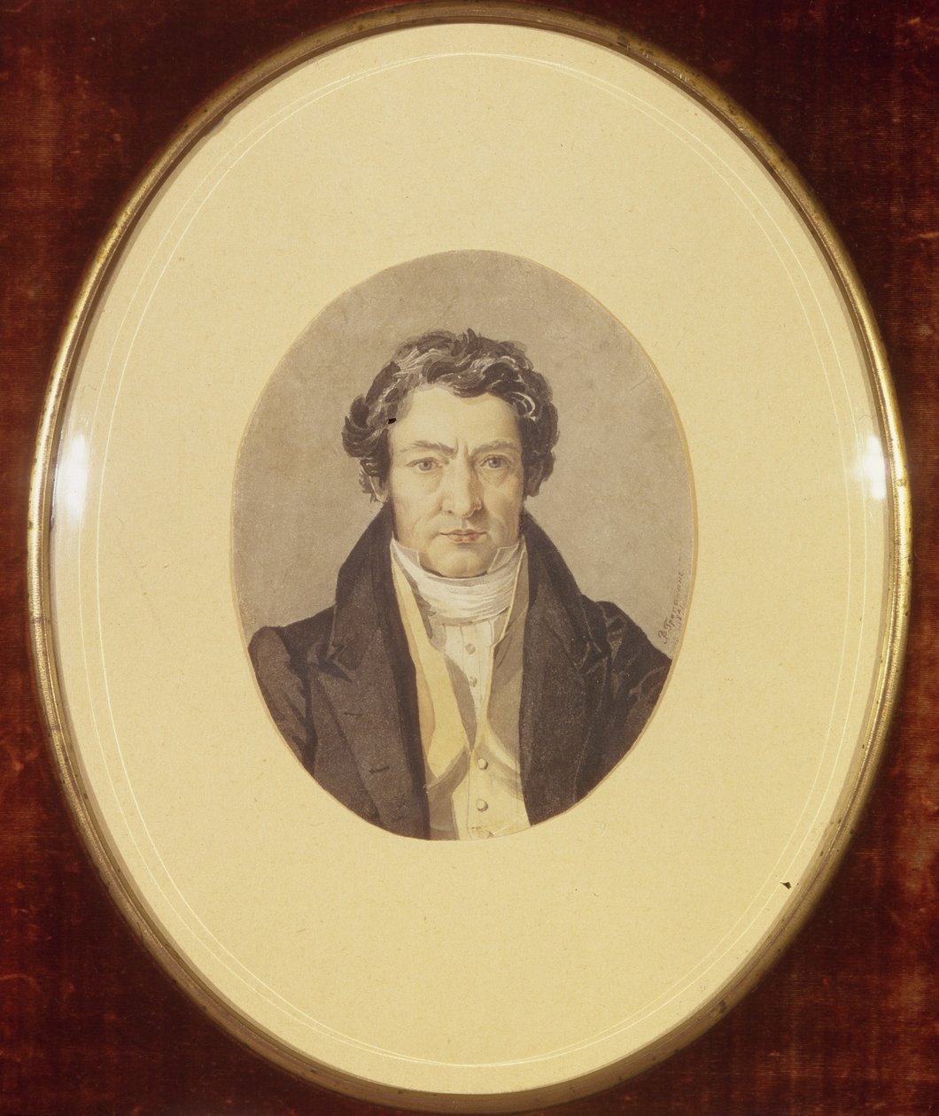 Portrét herce Pavla Mochalova 1800-1848, 1841 od Vasili Andreevich Tropinin
