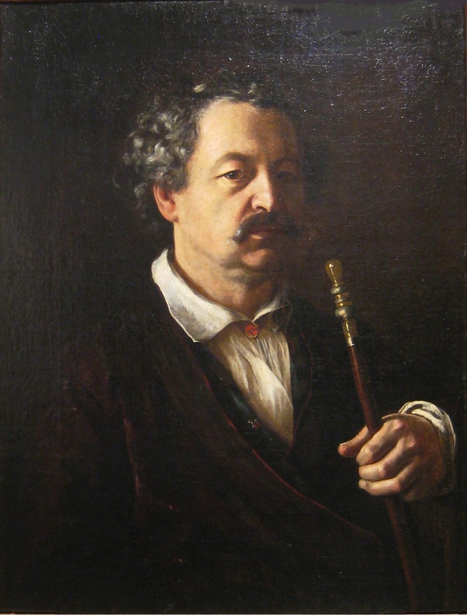 Portrét skladatele Alexandra Aleksandroviče Alyabyeva 1787-1851, 1840-1850 od Vasili Andreevich Tropinin