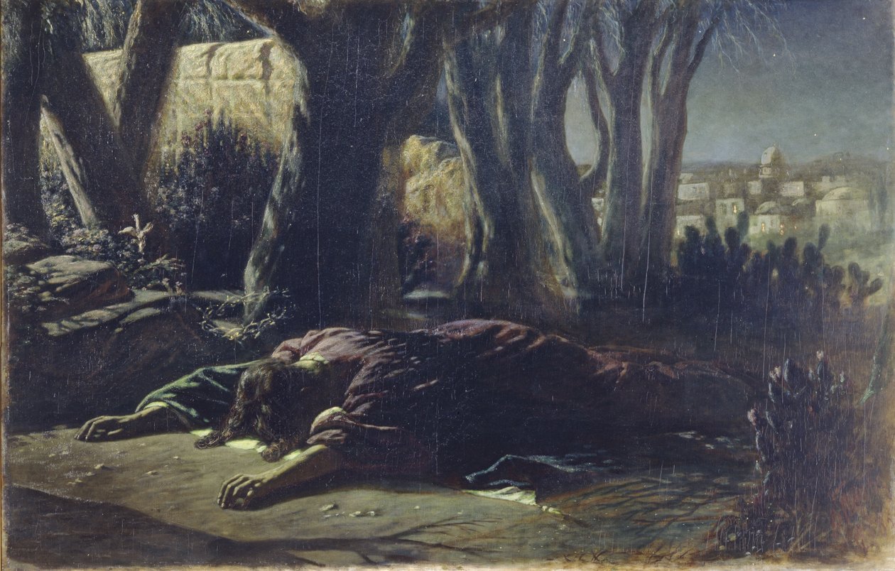 Kristus v zahradě Getsemanské, 1878 od Vasili Grigorevich Perov