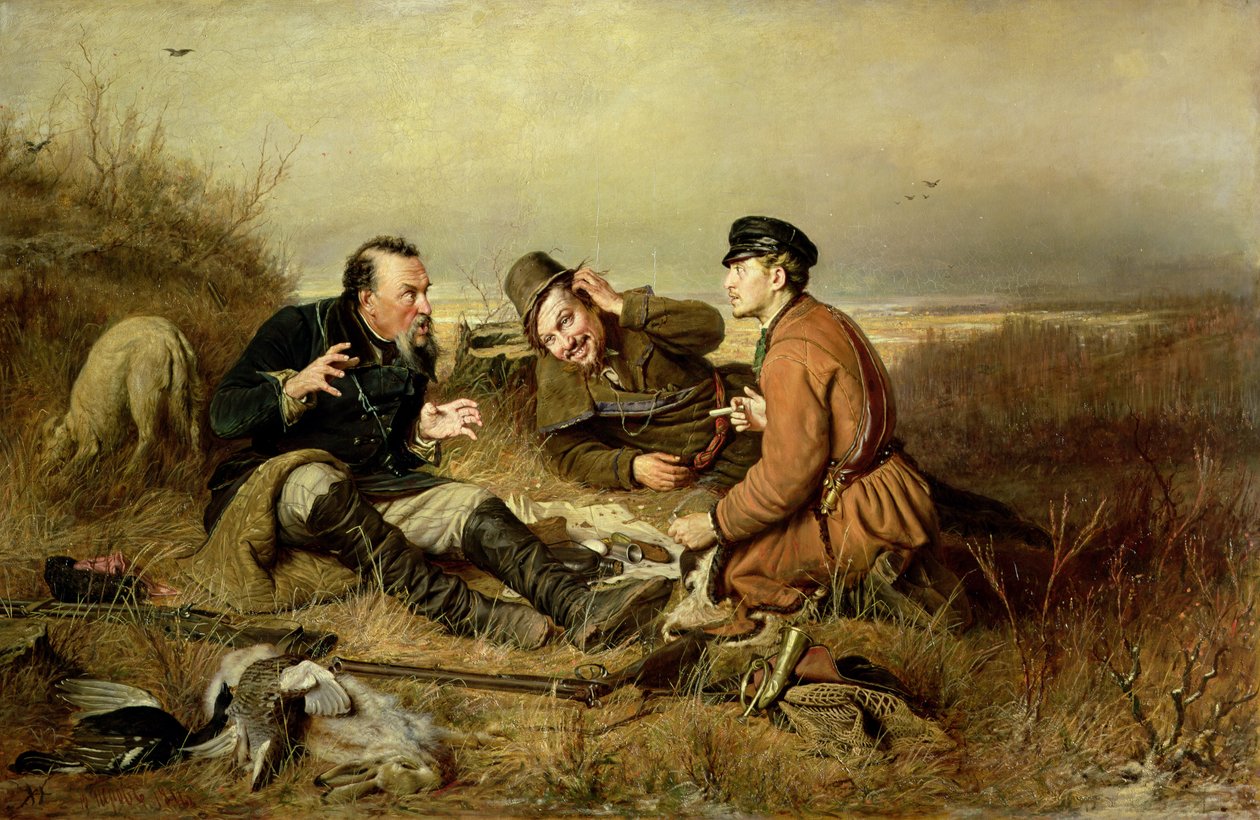 Lovci, 1816 od Vasili Grigorevich Perov