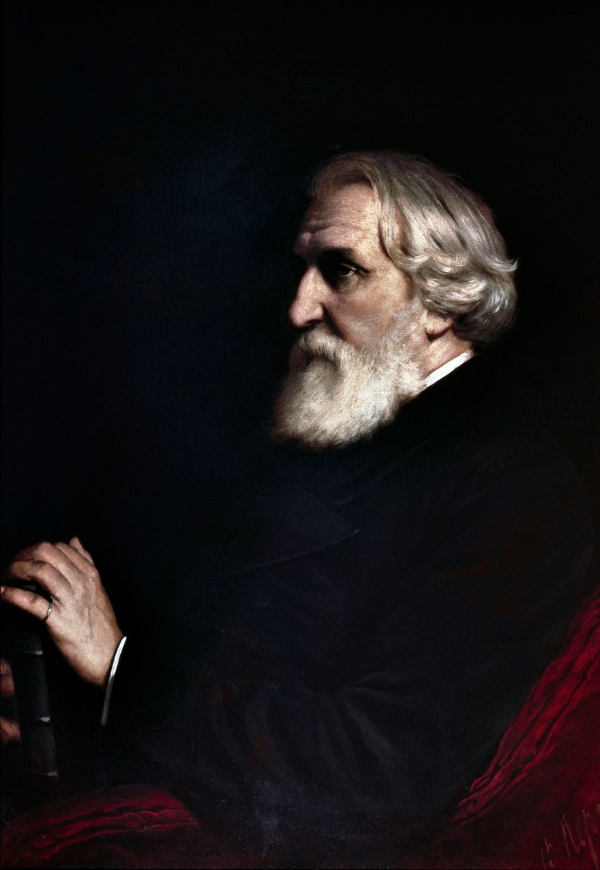 Portrét Ivana Sergejeviče Turgeněva (Turgenev od Vasili Grigorevich Perov