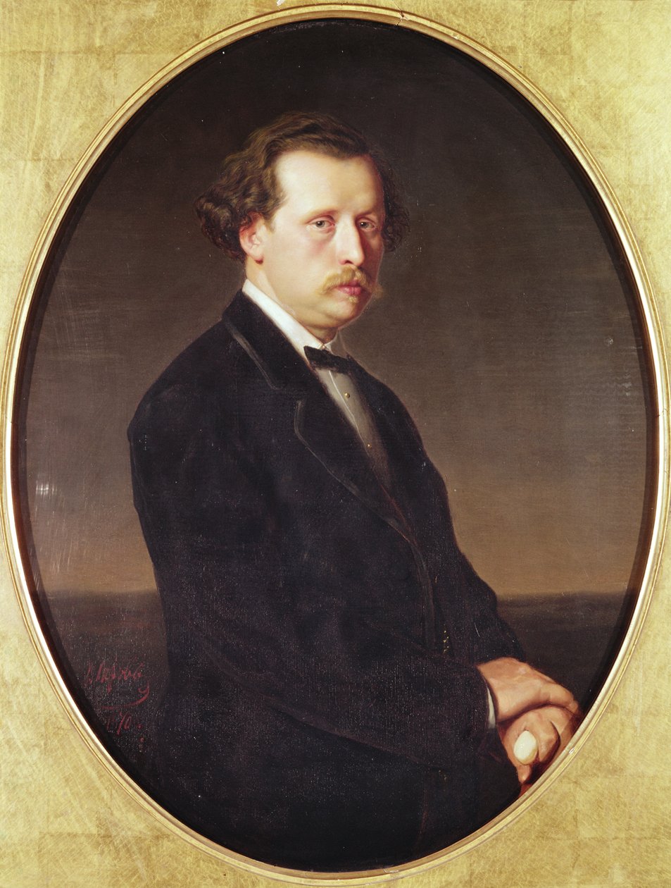 Portrét N.G. Rubinstein od Vasili Grigorevich Perov